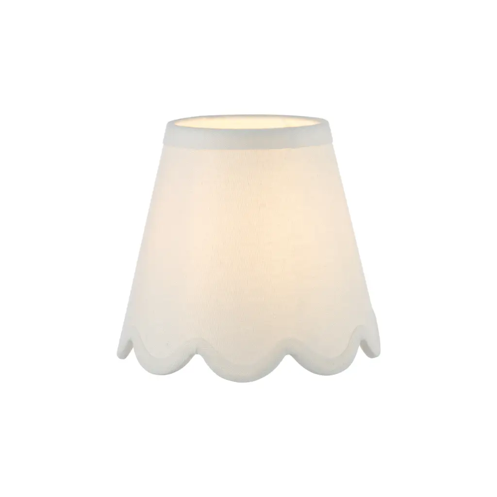 Nerita Ivory Linen Tapered Shade 15cm