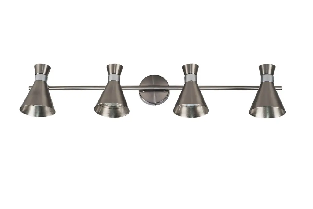 Pixar 4 Light Spotlight Bar In Satin Chrome