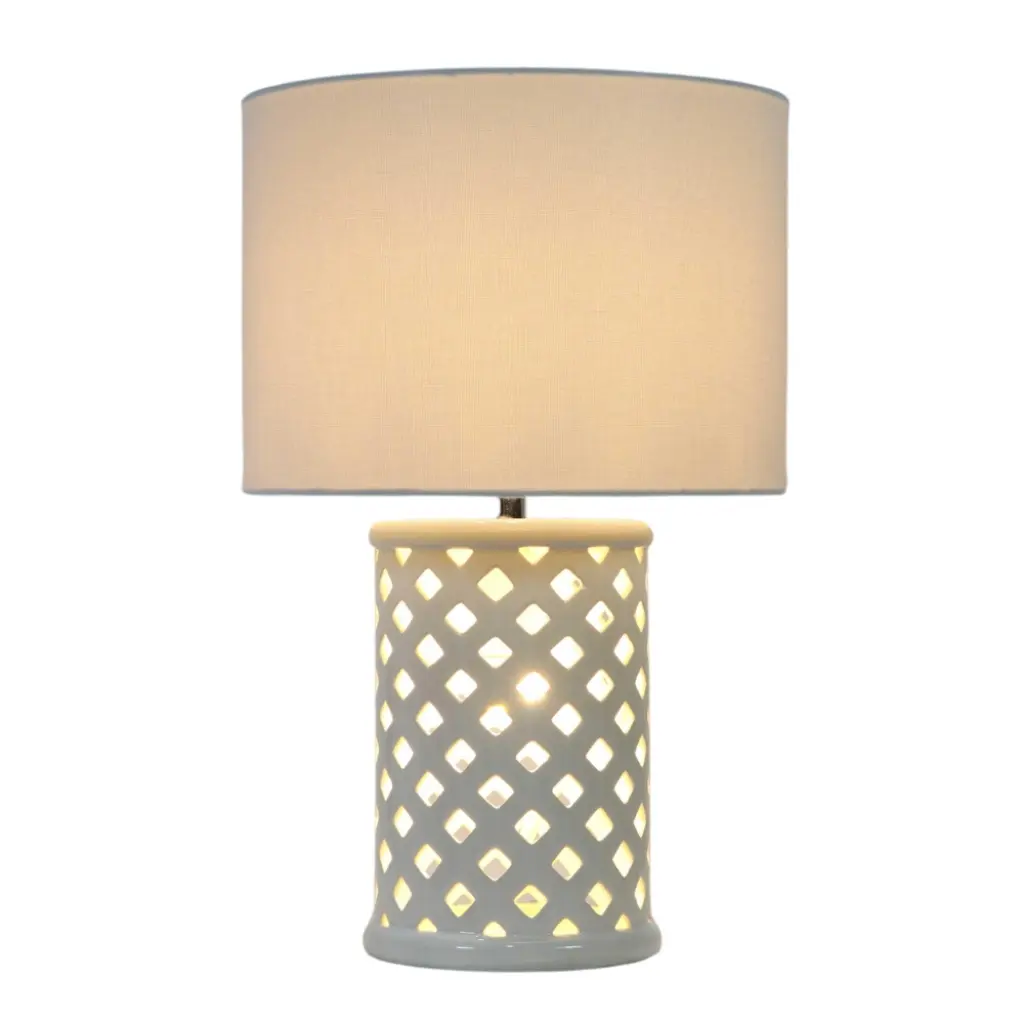 Samon Ceramic Table Lamp C/W Shade