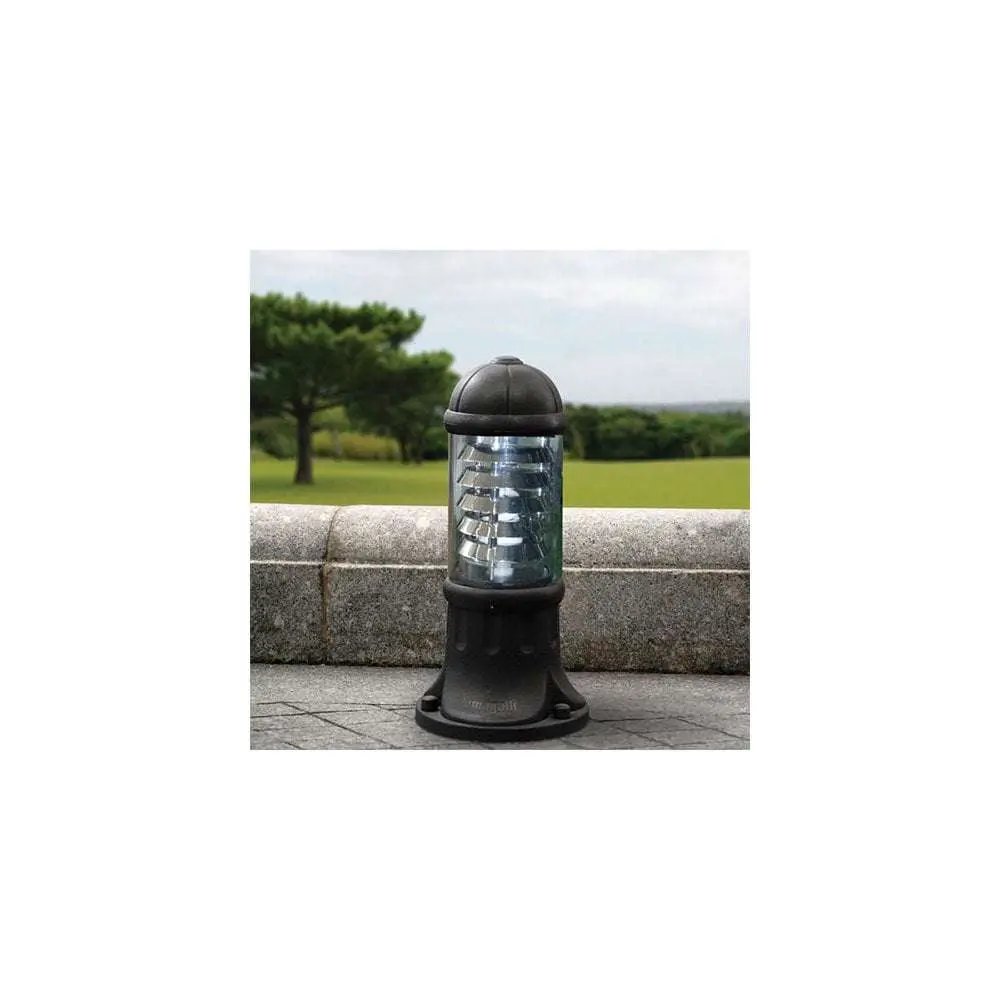 SAURO 500mm Bollard Light Chrome Louver
