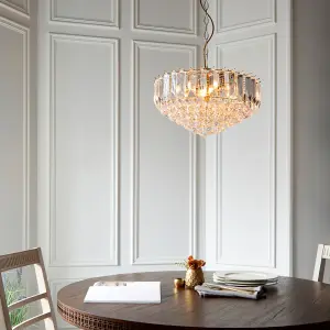 Fargo 6 Light Brass Pendant Fargo 6 Light Brass Pendant