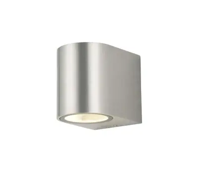 Antar Up and Down Wall Light in Stainless Steel Finish