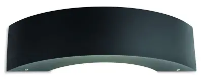 Arch LED Curved Wall Light in Graphite Finish