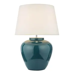 Ayla Table Lamp Blue Ceramic Base Only