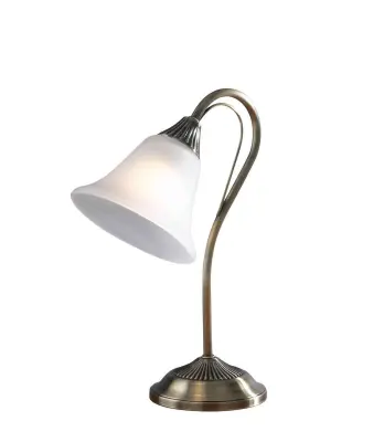 Boston 1-Light Antique Brass Table Lamp