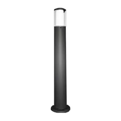 Carlo 800 mm Black Clear LED 3.5W Bollard Post Light
