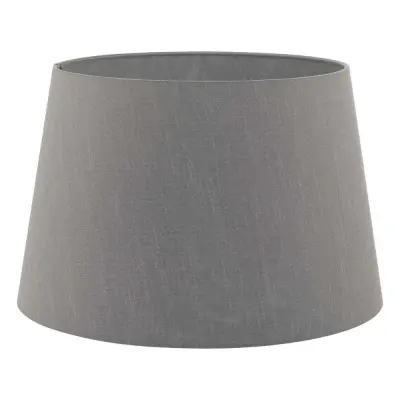 Cezanne French Drum 40cm Slate Faux Silk Tapered Drum