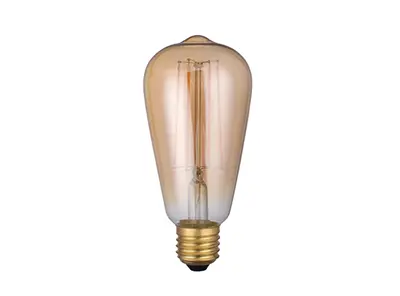 Dar Lighting BUL-E27-LEDV-1 E27 LED DIM VINT RUSTIKA LAMP 4W 300LM 1800K