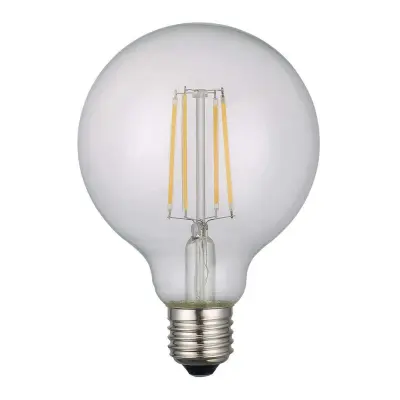 E27 LED Dimmable Medium Glove Lamp 6W 806 Lumens Clear