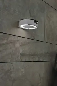 Fortunato Solar 2W Wall Light CCT & Sensor in Grey