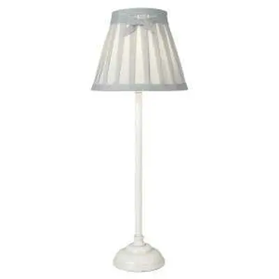 Grace Table Lamp Antique White Complete With Shade