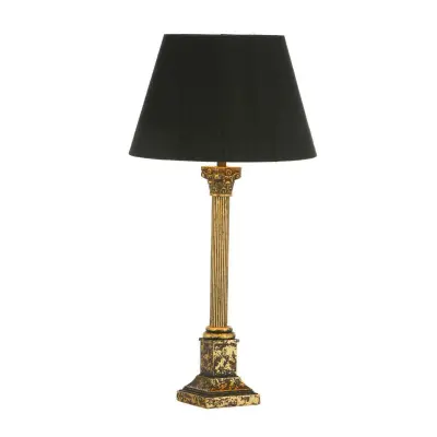 Imperial Table Lamp Small Black Gold