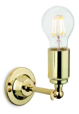 Indy Wall Light in Polished Brass Finish