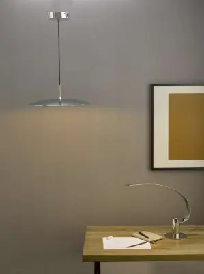 Kyomi Table Lamp Polished Chrome LED