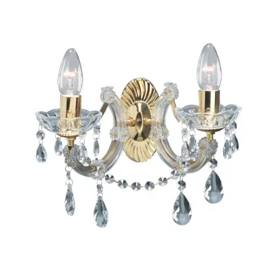 Marie Therese 2-Light Crystal Wall Bracket