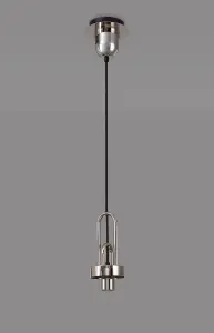 Meel Polished Nickel Suspension Meel Polished Nickel Suspension
