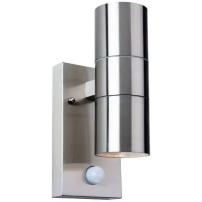 Modern Stainless Steel Bathroom Sensor Down Wall Light