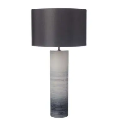 Nazare Table Lamp Black/White Ceramic Base Only