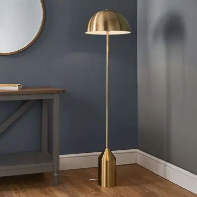 Nova Floor Lamp in Antique Brass Finish