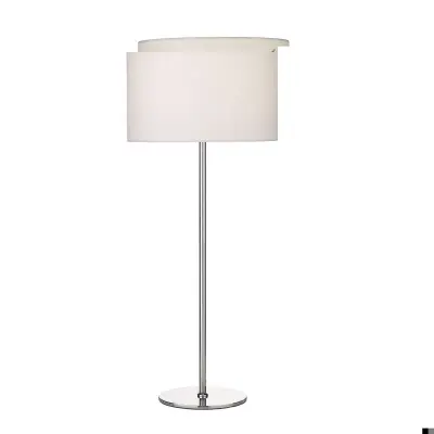 Rimini Table Lamp Satin Chrome Base Only