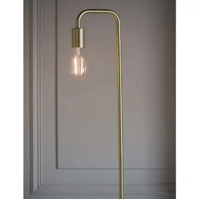 Rubens Floor Lamp in Brushed Brass 60W SW