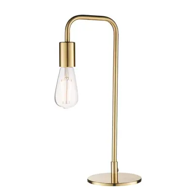 Rubens Table Lamp in Brushed Brass 40W SW