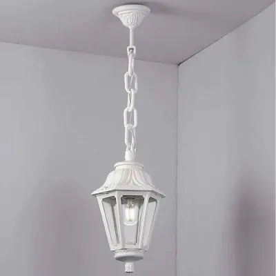 Sichem Anna E27 White Hanging Outdoor Lantern 2