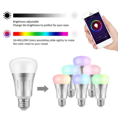 Smart LED Light Bulb Works with Amazon Alexa Echo 6W E27