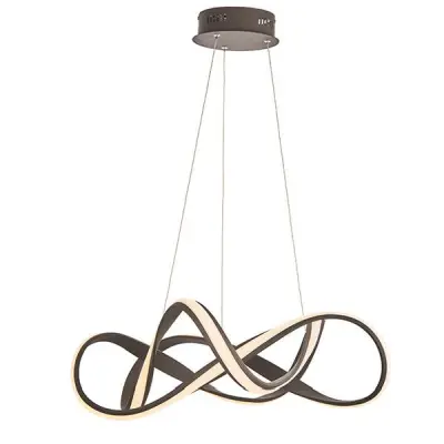 Synergy 44W LED Pendant in Coffee Sand Finish Dia630mm