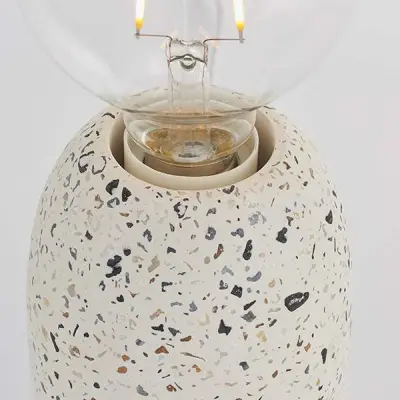 Terrazzo Small White Table Lamp