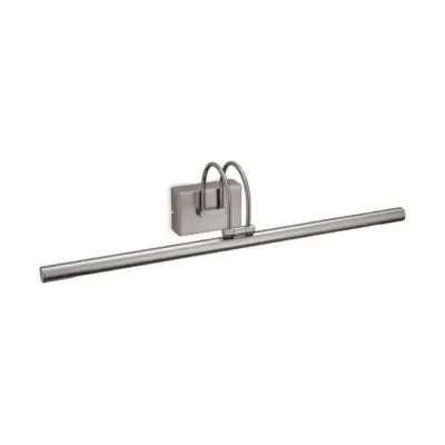 Traditional Brushed Steel Picture Wall Light