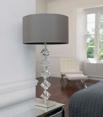 Verdone Crystal Table Lamp With Shade
