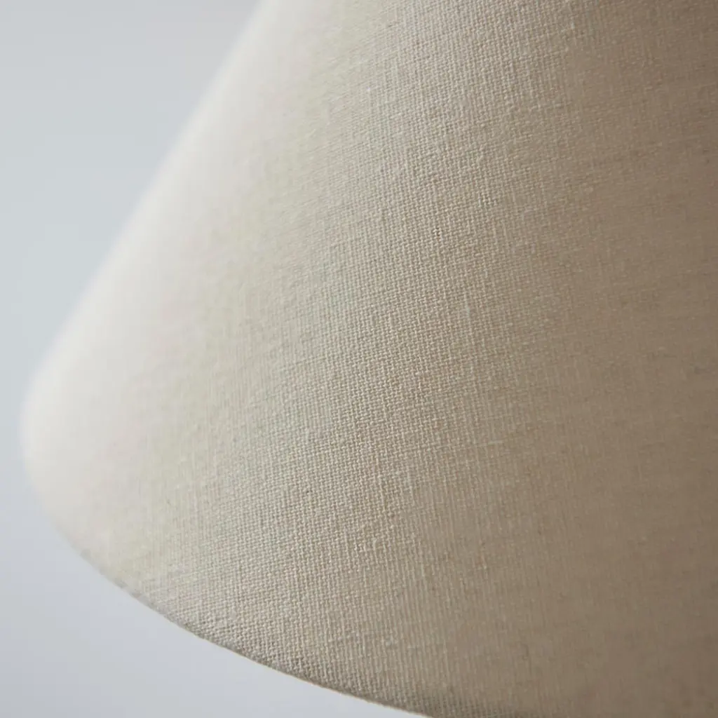 Ellie Aged Brass & Marble Table Lamp C/W Fabric Shade